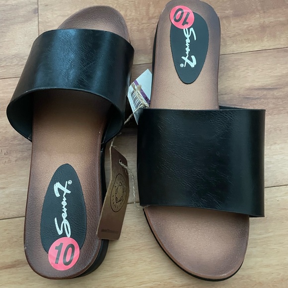 NWT - Seven7 Sandal Pearl Slide size 10 - Picture 2 of 4